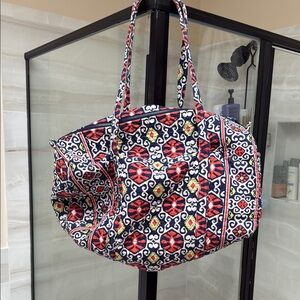 Vera Bradley Colorful Patterned Duffel Bag